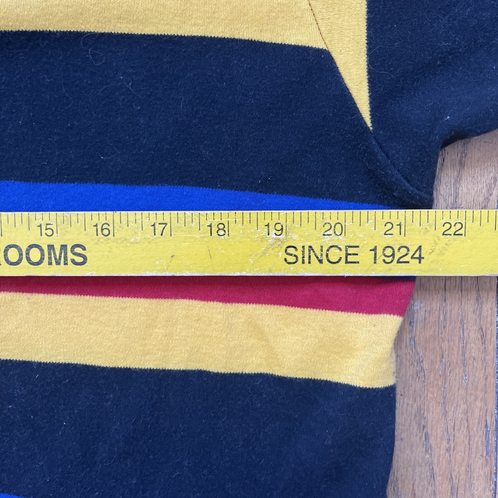 Vintage 90's Y2K Polo Ralph Lauren Polo Men's M-L Rainbow Striped Pride Shirt - Picture 7 of 9